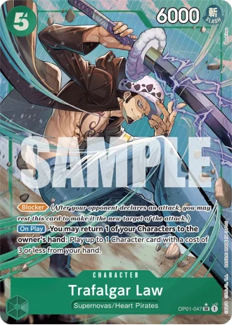 Trafalgar Law (OP01-047) (Alternative Art) — One Piece The Best (PRB01)