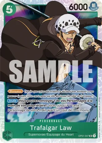 Trafalgar Law (OP01-047) (Alternative Art) — ONE PIECE CARD THE BEST (PRB01)