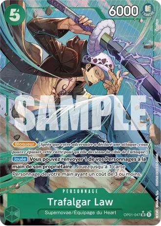Trafalgar Law (OP01-047) (Reprint) — ONE PIECE CARD THE BEST (PRB01)