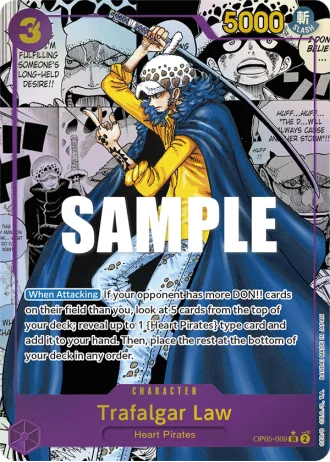 Trafalgar Law (OP05-069) (Manga Rare) — Awakening of the New Era (OP05)
