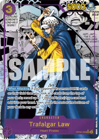 Trafalgar Law (OP05-069) (Manga Rare) (Reprint) — One Piece The Best (PRB01)