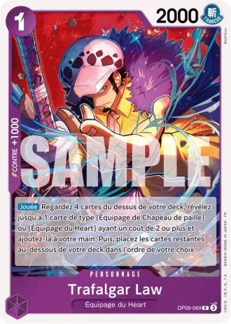 Trafalgar Law (OP09-069) (Reprint) — ONE PIECE CARD THE BEST vol.2 (PRB02)