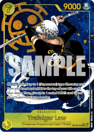 Trafalgar Law (OP10-119) (Alternative Art) — Royal Blood (OP10)