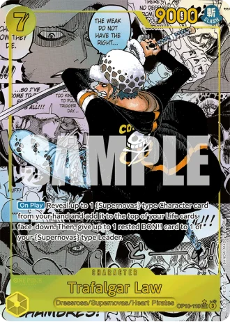 Trafalgar Law (OP10-119) (Manga Rare) — Royal Blood (OP10)