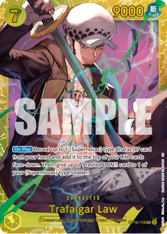 Trafalgar Law (OP10-119) (Reprint) — One Piece Card The Best Vol.2(PRB02)