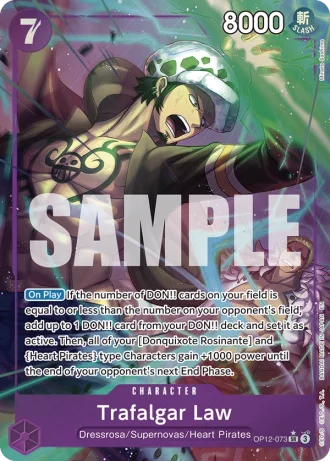 Trafalgar Law (OP12-073) (Alternative Art) — Legacy of the Master (OP12)
