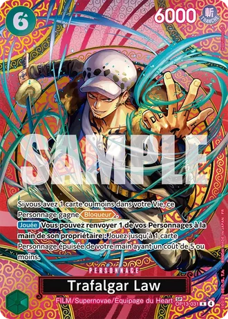 Trafalgar Law (OP13-031) (Alternative Art) — Aventure sur l'Île de Dieu (OP15-EB04)