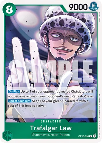 Trafalgar Law (OP16-030) — The Time of Battle (OP16)
