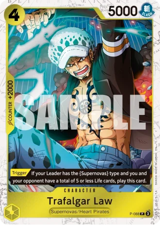 Trafalgar Law (P-088) (Pirate Foil) — One Piece Card The Best Vol.2(PRB02)