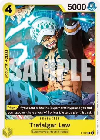 Trafalgar Law (P-088) (Reprint) — One Piece Card The Best Vol.2(PRB02)