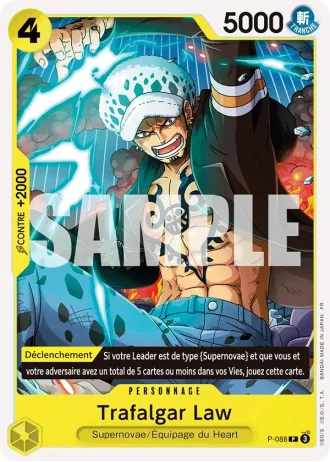 Trafalgar Law (P-088) (Reprint) — ONE PIECE CARD THE BEST vol.2 (PRB02)