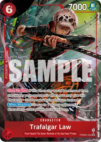 Trafalgar Law (RB02-002) (Alternative Art) — One Piece Card The Best Vol.2(PRB02)
