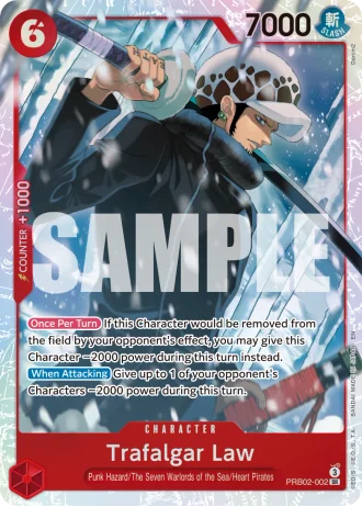 Trafalgar Law (RB02-002) (Pirate Foil) — One Piece Card The Best Vol.2(PRB02)