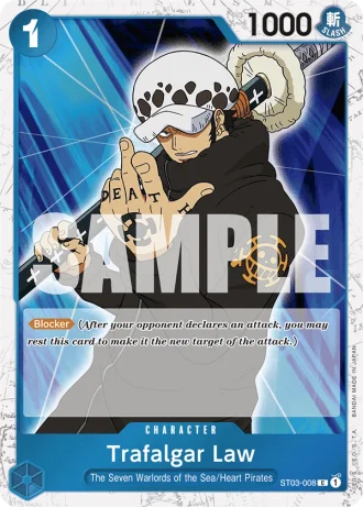 Trafalgar Law (ST03-008) (Jolly Roger Foil) — One Piece The Best (PRB01)