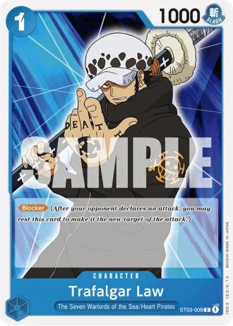 Trafalgar Law (ST03-008) (Reprint) — One Piece The Best (PRB01)