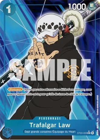 Trafalgar Law (ST03-008) (Reprint) — ONE PIECE CARD THE BEST (PRB01)