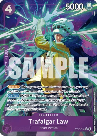 Trafalgar Law (ST10-010) (Alternative Art) — One Piece The Best (PRB01)