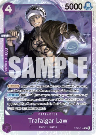 Trafalgar Law (ST10-010) (Reprint) — One Piece The Best (PRB01)