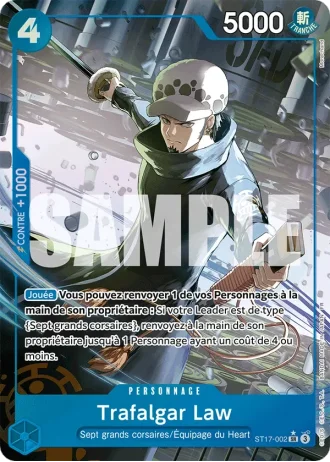 Trafalgar Law (ST17-002) (Alternative Art) — ONE PIECE CARD THE BEST vol.2 (PRB02)