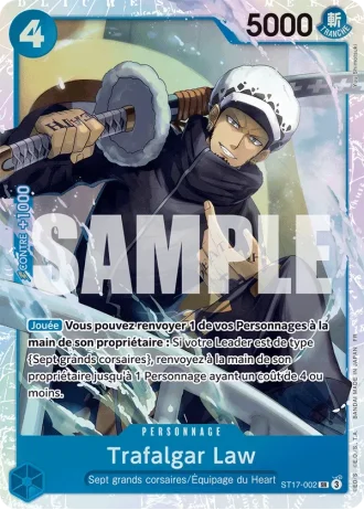 Trafalgar Law (ST17-002) (Reprint) — ONE PIECE CARD THE BEST vol.2 (PRB02)