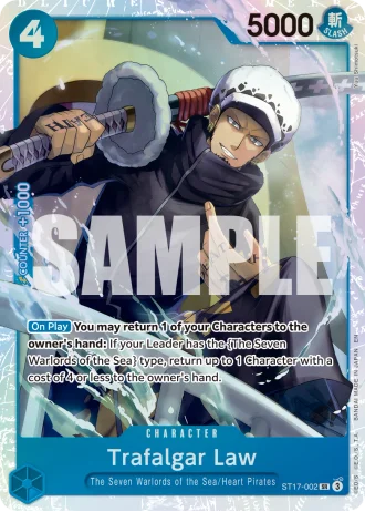 Trafalgar Law (ST17-002) (Reprint) — One Piece Card The Best Vol.2(PRB02)