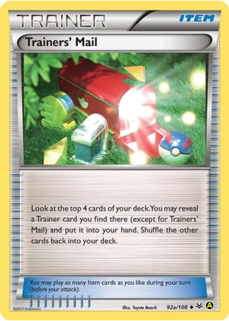 Trainers’ Mail #92a/108 — Yellow A Alternate