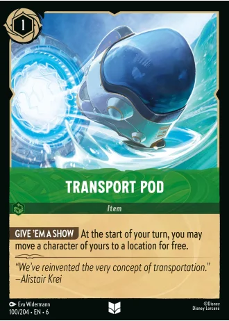 Transport Pod #100/204 — Azurite Sea
