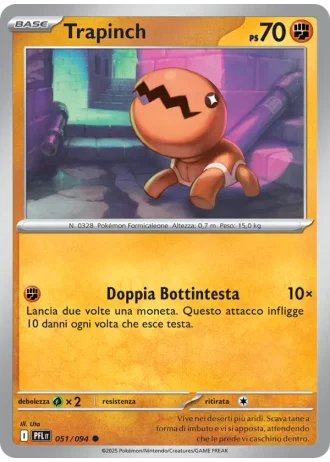 Trapinch #051 — Flamme Spettrali