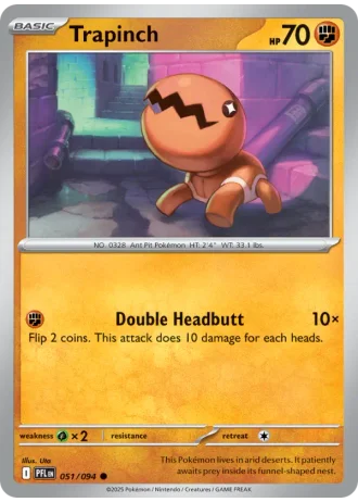 Trapinch #051/94 — Phantasmal Flames