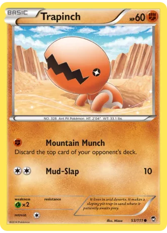 Trapinch #53/111 — Furious Fists