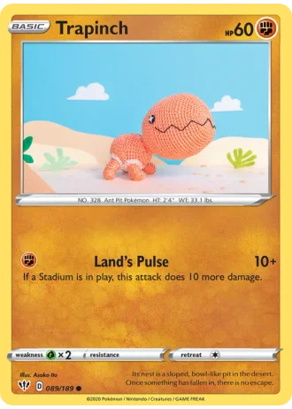 Trapinch #89/189 — Darkness Ablaze