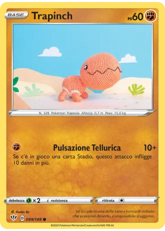 Trapinch #89/189 — Fiamme Oscure