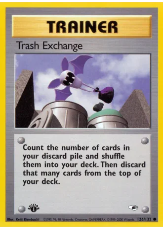 Trash Exchange (1st Edition) #126/132 — Gym Heroes (1st Edition)