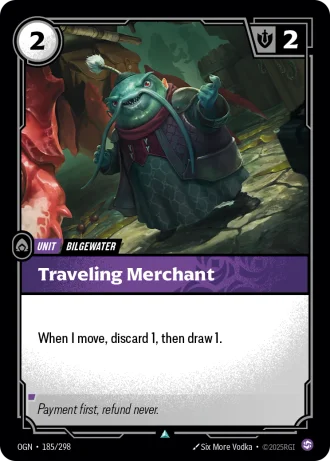 Traveling Merchant #185/298 — Origins