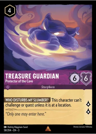 Treasure Guardian - Protector of the Cave #58/204 — Into the Inklands