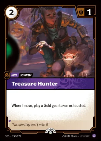 Treasure Hunter #130/221 — Organized Play Promos