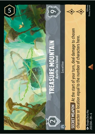 Treasure Mountain - Azurite Sea Island #203/204 — Azurite Sea