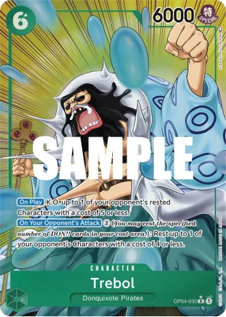 Trebol (OP04-030) (Alternative Art) — Kingdoms of Intrigue (OP04)