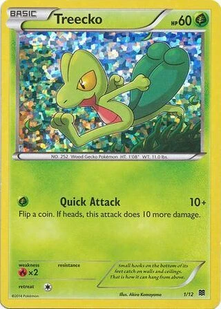 Treecko #1 — McDonald's Collection 2015