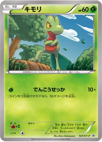 Treecko #107/XY-P — XY Promos