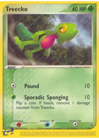 Treecko #16 — Nintendo Promos