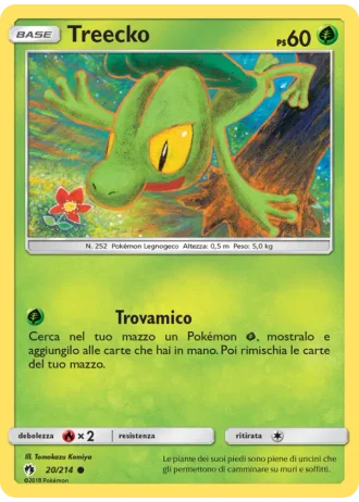 Treecko #20/214 — Tuoni Perduti