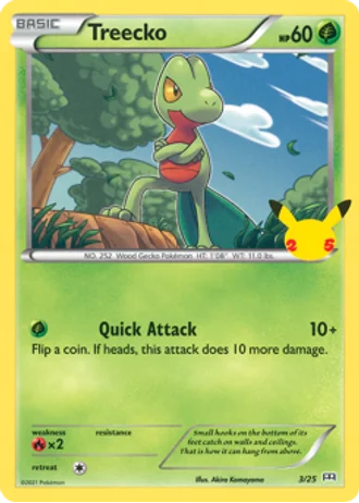 Treecko #3 — McDonald's Collection 2021