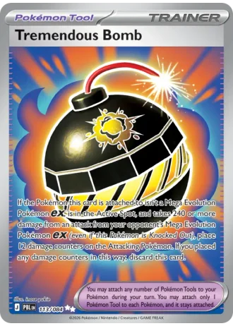 Tremendous Bomb #113 — Pitch Black