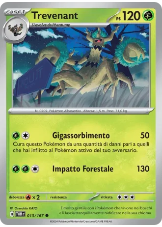 Trevenant #013 — Crepuscolo Mascherato
