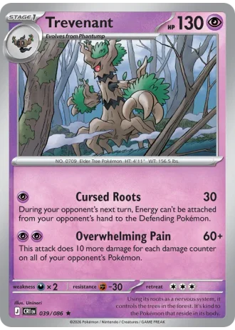 Trevenant #039/86 — Chaos Rising