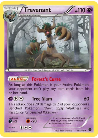 Trevenant #55/146 — XY