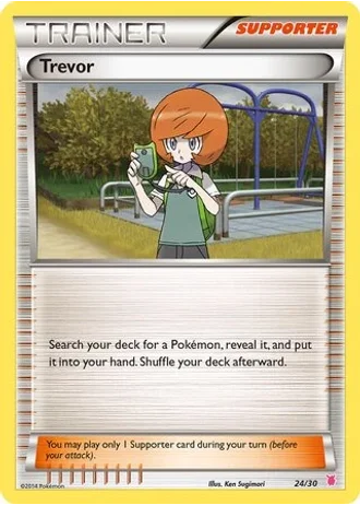 Trevor #24 — XY trainer Kit (Wigglytuff)