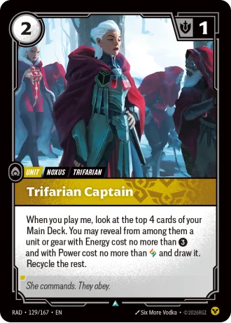 Trifarian Captain #129/167 — Radiance