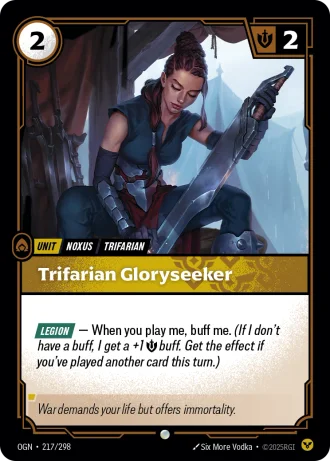 Trifarian Gloryseeker #217/298 — Origins